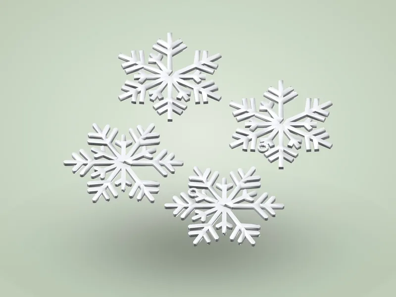 Christmas Tree Snowflake