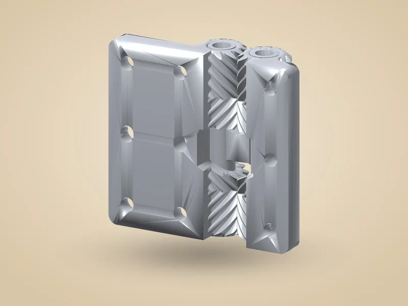 Print-in-Place Geared Hinge