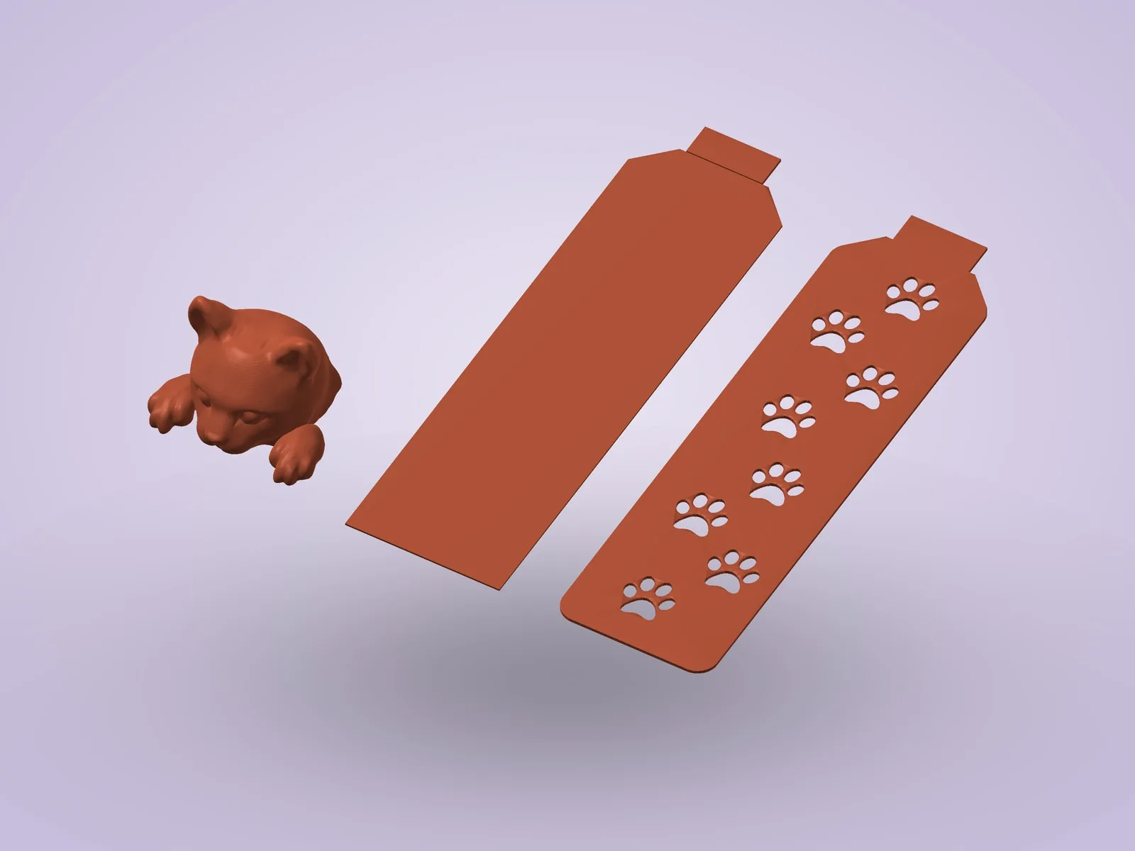 Peeking Cat Bookmark