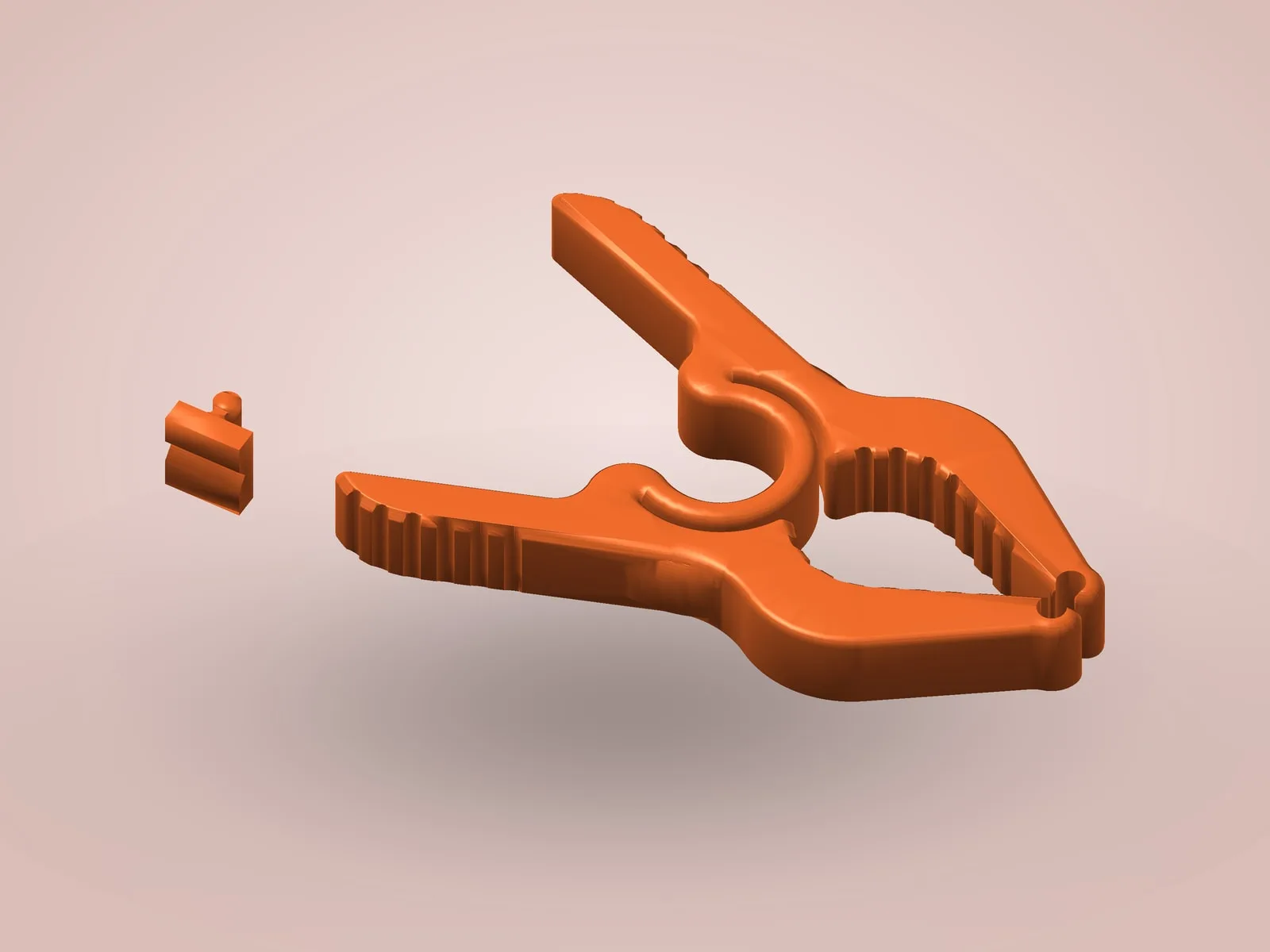 Print-in-Place Clamp
