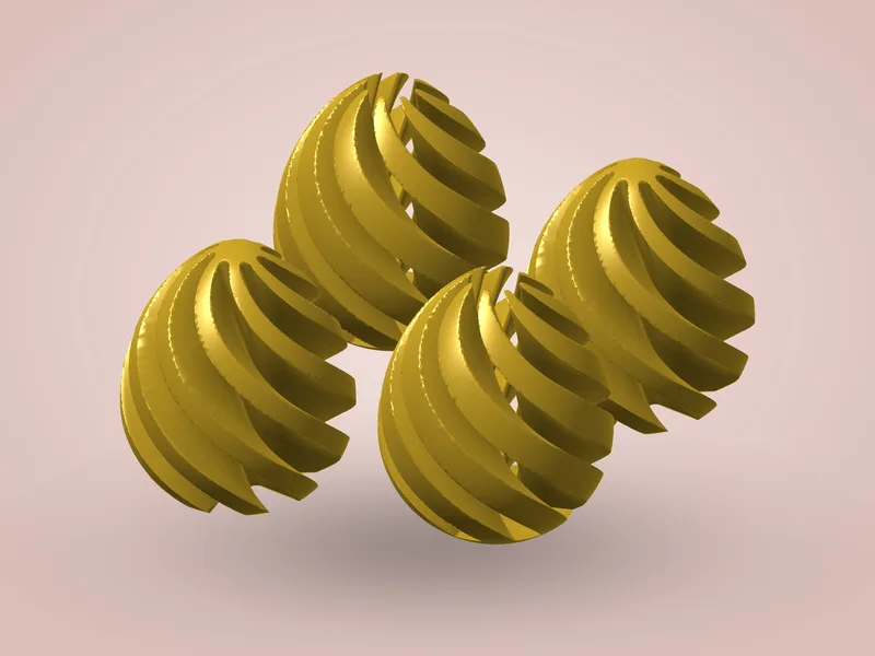 Spiral Fidget Egg