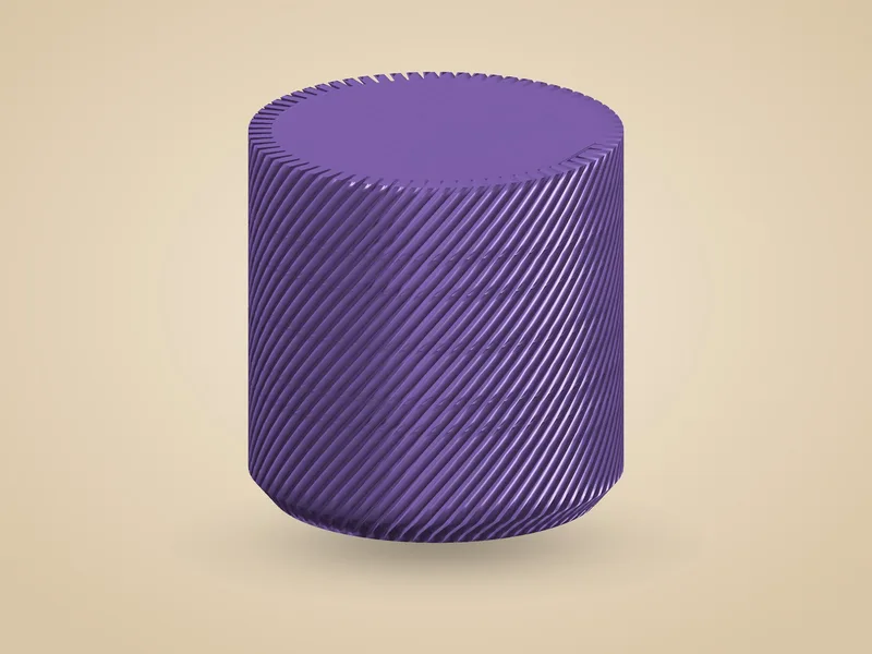 Tactile Spiral Pen Cup
