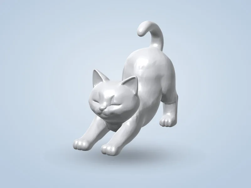 Stretching Cat