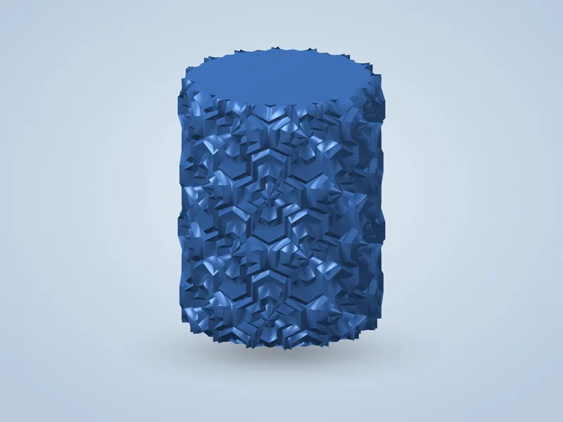Tetrahex Ripple Vase